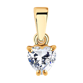 Подвеска SOKOLOV - Серебро 925, Фианит (арт. 93030442)