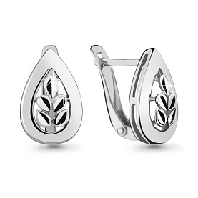 Серьги Аквамарин - Серебро 925 (арт. 33631.5)