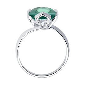 Кольцо SOKOLOV - Серебро 925, Кварц, Фианит (арт. 92011796)