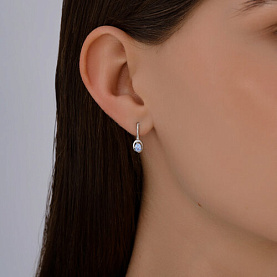 Серьги Diamant - Серебро 925, Фианит (арт. 94-120-02236-1)