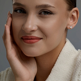 Серьги SOKOLOV - Серебро 925, Фианит (арт. 94027543)