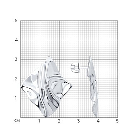 Серьги Diamant - Серебро 925 (арт. 94-122-02338-1)
