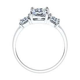 Кольцо SOKOLOV - Серебро 925, Фианит (арт. 94014051)