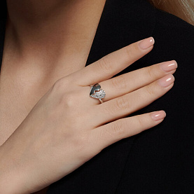 Кольцо SOKOLOV - Серебро 925, Фианит (арт. 94014046)