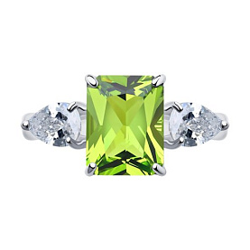 Кольцо SOKOLOV - Серебро 925, Фианит (арт. 92011286)