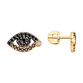 Серьги SOKOLOV - Серебро 925, Фианит (арт. 93022541)