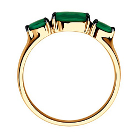 Кольцо Diamant - Золото 585, Агат (арт. 51-310-02465-3)