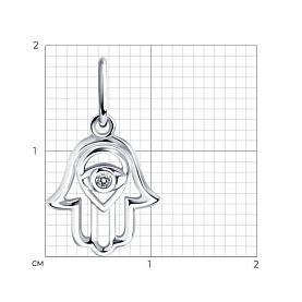 Подвеска Diamant - Серебро 925, Фианит (арт. 94-130-01082-1)