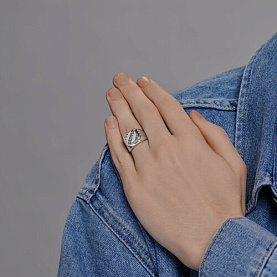 Кольцо SOKOLOV - Серебро 925 (арт. 94011233)