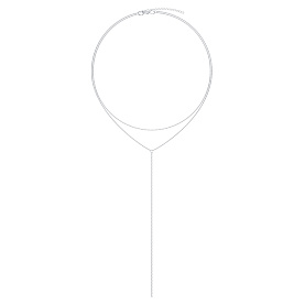 Колье Красцветмет - Серебро 925 (арт. НХ22-1688-3#0.35)