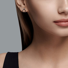 Серьги SOKOLOV - Серебро 925, Фианит (арт. 94022966)