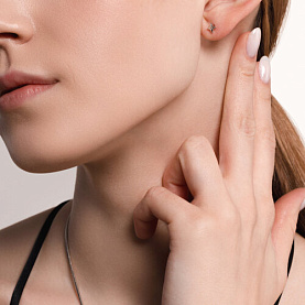 Серьги SOKOLOV - Серебро 925, Фианит (арт. 94025747)