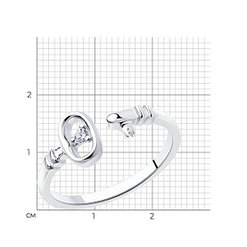Кольцо SOKOLOV - Серебро 925, Фианит (арт. 94013384)