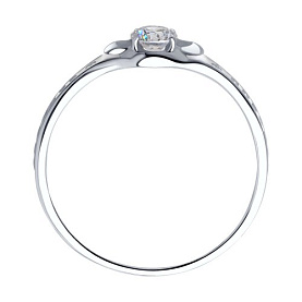 Кольцо SOKOLOV - Серебро 925, Фианит, Эмаль (арт. 94011842)