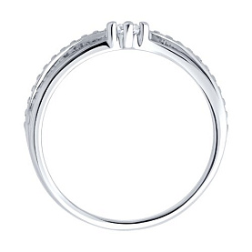 Кольцо SOKOLOV - Серебро 925, Фианит, Эмаль (арт. 94014470)