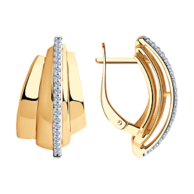 Серьги Diamant - Серебро 925, Фианит (арт. 93-120-00429-1)