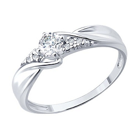 Кольцо Diamant - Серебро 925, Фианит (арт. 94-110-00030-1)