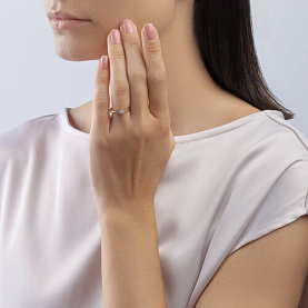 Кольцо SOKOLOV - Золото 585, Бриллиант (арт. 1012327)