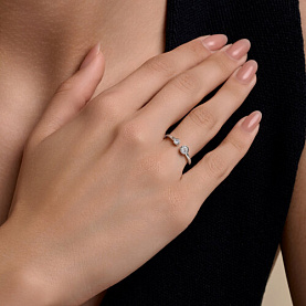 Кольцо SOKOLOV - Серебро 925, Фианит (арт. 94014729)