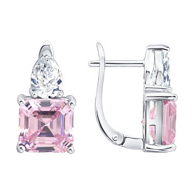 Серьги SOKOLOV - Серебро 925, Фианит (арт. 94027632-91)