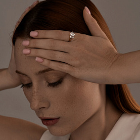 Кольцо SOKOLOV - Серебро 925, Фианит (арт. 93010615)