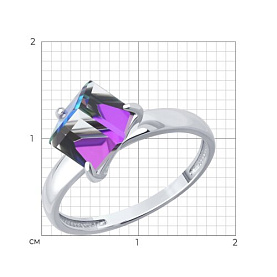 Кольцо Diamant - Серебро 925, Кристалл (арт. 94-110-02383-3)
