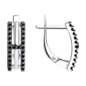 Серьги Diamant - Серебро 925, Фианит (арт. 94-120-01514-1)