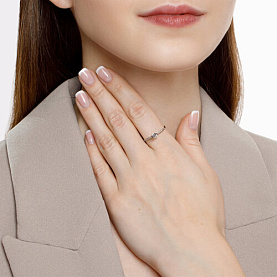 Кольцо Diamant - Золото 585, Фианит (арт. 51-110-00252-1)