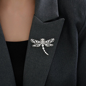 Брошь SOKOLOV - Серебро 925, Фианит (арт. 94040348)