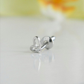 Серьги Галатея - Серебро 925, Фианит (арт. 3011.1)