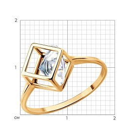 Кольцо SOKOLOV - Серебро 925, Фианит (арт. 93011201)