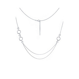 Колье POKROVSKY - Серебро 925, Фианит (арт. 0330589-00775)