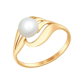 Кольцо SOKOLOV - Золото 375, Жемчуг культивированный (арт. 37791033)
