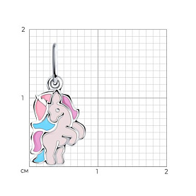 Подвеска SOKOLOV - Серебро 925, Эмаль (арт. 94032590)