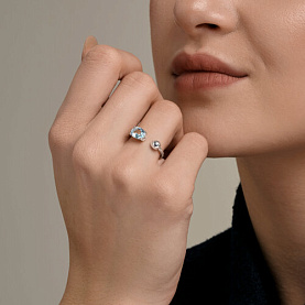 Кольцо SOKOLOV - Серебро 925, Топаз (арт. 92014930)