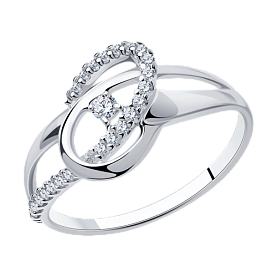 Кольцо Diamant - Серебро 925, Фианит (арт. 94-110-00756-1)