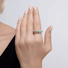 Кольцо SOKOLOV - Серебро 925, Фианит (арт. 94013881)