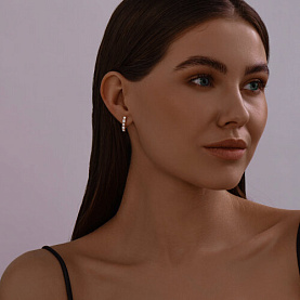 Серьги SOKOLOV - Серебро 925, Фианит (арт. 93021136)