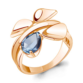 Кольцо Аквамарин - Серебро 925, Топаз (арт. 6919205.6)