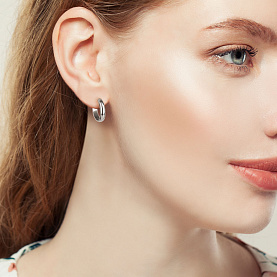 Серьги Аквамарин - Серебро 925 (арт. 36235.5)