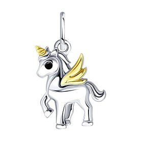 Подвеска SOKOLOV - Серебро 925, Фианит (арт. 94033346)