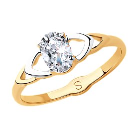 Кольцо SOKOLOV - Серебро 925, Фианит (арт. 93010825)