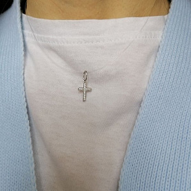 Подвеска Галатея - Серебро 925, Фианит (арт. 4236.1)