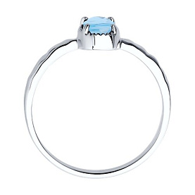 Кольцо SOKOLOV - Серебро 925, Топаз (арт. 92012088)