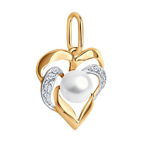 Подвеска SOKOLOV - Золото 375, Жемчуг культивированный (арт. 37793026)