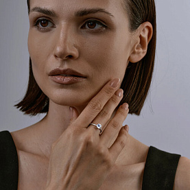 Кольцо SOKOLOV - Серебро 925, Фианит (арт. 94013560)