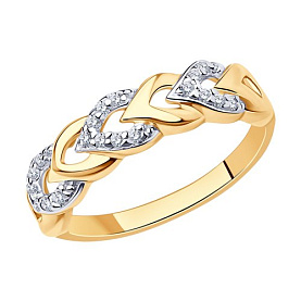 Кольцо SOKOLOV - Серебро 925, Фианит (арт. 93010674)