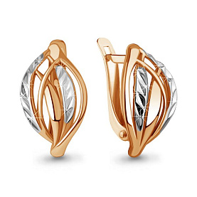 Серьги Аквамарин - Золото 585 (арт. 31165.1)