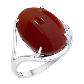 Кольцо KRASNOE - Серебро 925, Агат (арт. 1340395743-31)