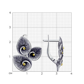 Серьги Diamant - Серебро 925 (арт. 95-120-00363-1)